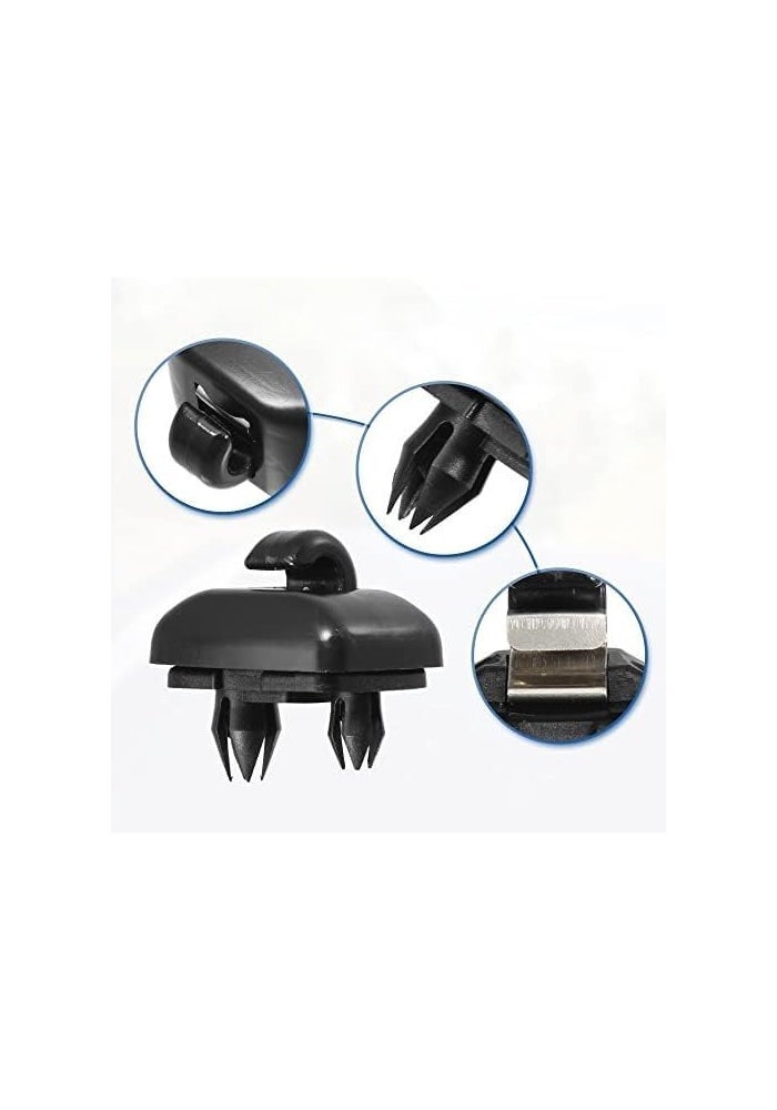 Vuzmode Car ABS Sun Visor Hook Clips - 4 Pcs - Image 4