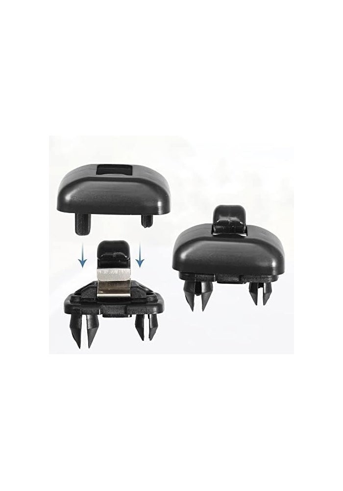 Vuzmode Car ABS Sun Visor Hook Clips - 4 Pcs - Image 2
