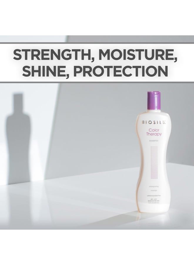 BIOSILK Color Therapy Shampoo For Unisex 12 oz Shampoo - Image 4