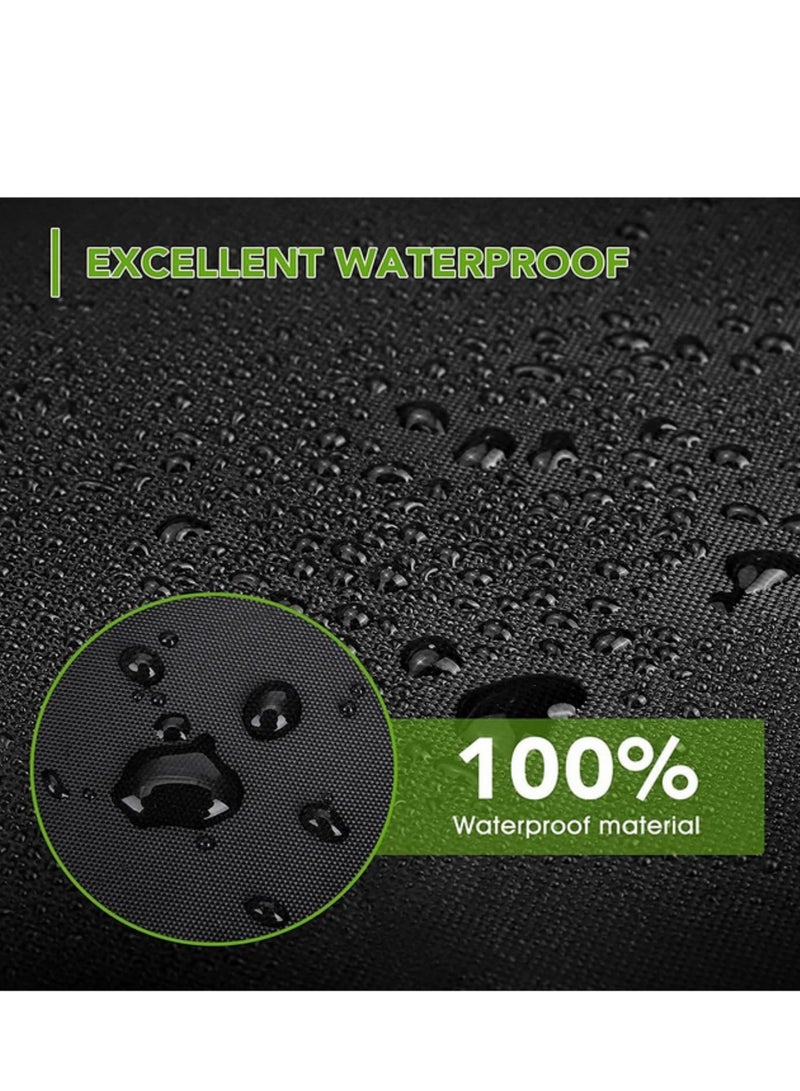 420D Heavy Duty Oxford Waterproof Patio Furniture Covers Outdoor Chair Covers UV All Weather Protection Patio Chair Cover for Backyard Garden Balcony 97x79x74cm - Image 3