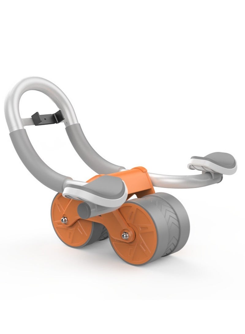 عربست عجلات التمارين الرياضية معدات تمارين عضلات البطن الأساسية لتدريب قوة عضلات البطن الأساسية للتمارين المنزلية مع مؤقت دعم الكوع مؤقت تمرين الارتداد التلقائي لعجلة تمارين عضلات البطن - Image 2