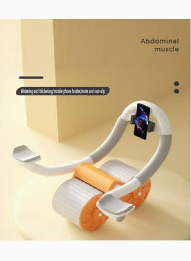 عربست عجلات التمارين الرياضية معدات تمارين عضلات البطن الأساسية لتدريب قوة عضلات البطن الأساسية للتمارين المنزلية مع مؤقت دعم الكوع مؤقت تمرين الارتداد التلقائي لعجلة تمارين عضلات البطن - Image 5