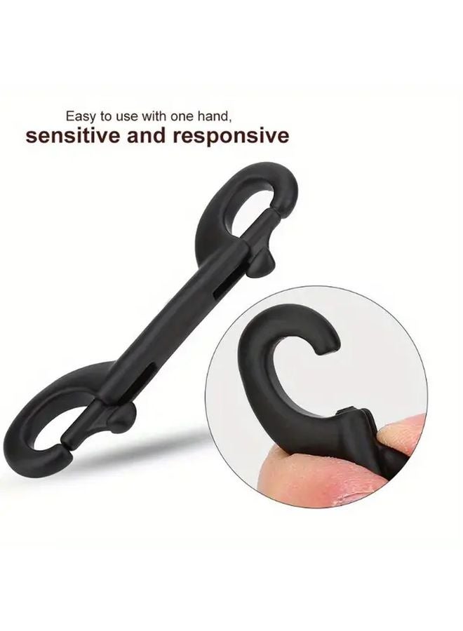 Black Double Ended Stainless Steel Clip Hooks Durable Snap Hook Bolt for DIY Display Crafts - Image 5