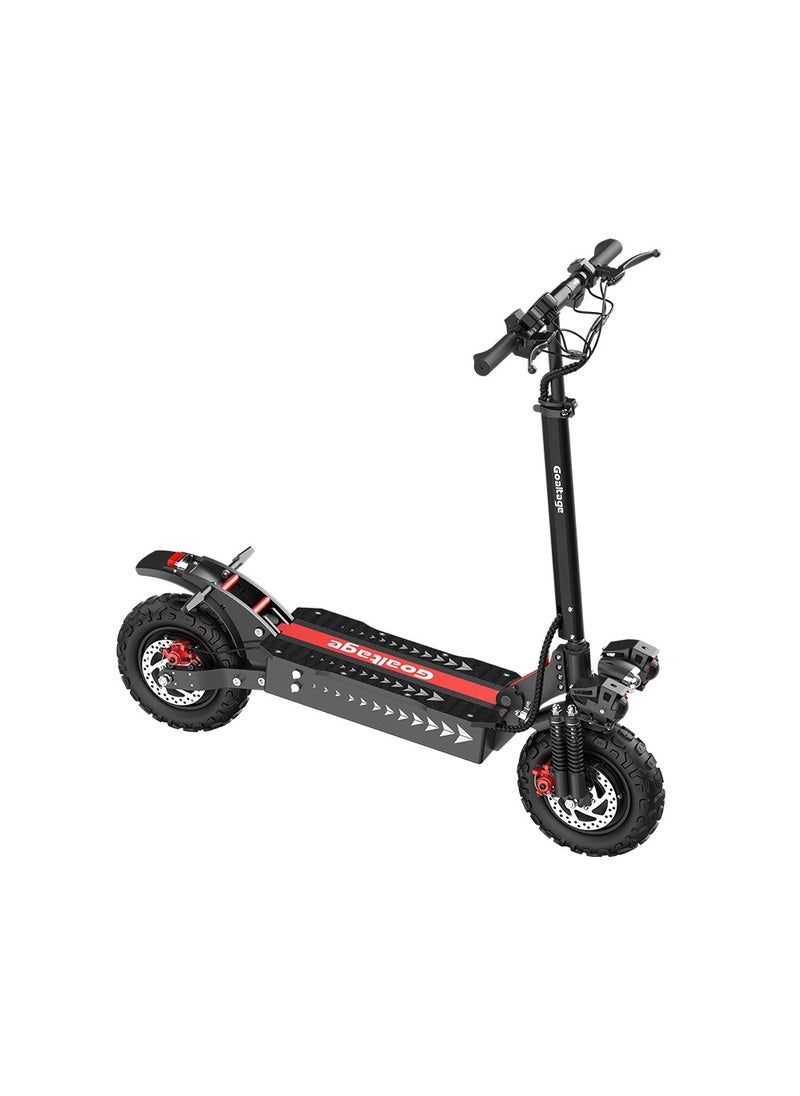 Goaltage - SCT02 MotionRide Electric Scooter with Front & Rear Shock Absorber, Brake, Lights, Digital Display, and Anti-theft Coded Lock Functionality - Image 1