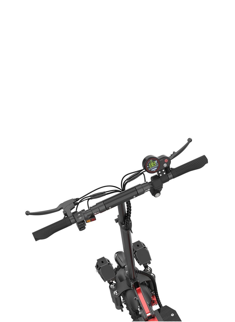 Goaltage - SCT02 MotionRide Electric Scooter with Front & Rear Shock Absorber, Brake, Lights, Digital Display, and Anti-theft Coded Lock Functionality - Image 1