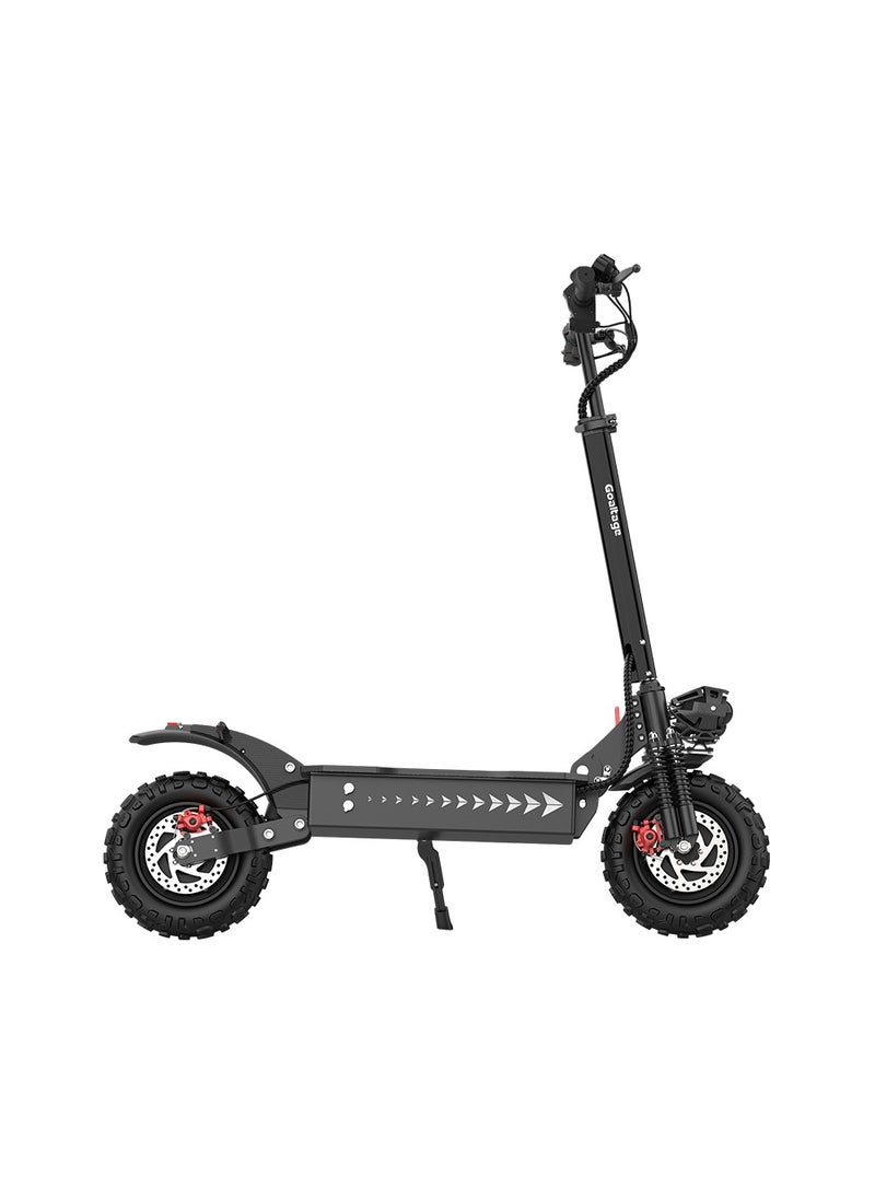 Goaltage - SCT02 MotionRide Electric Scooter with Front & Rear Shock Absorber, Brake, Lights, Digital Display, and Anti-theft Coded Lock Functionality - Image 1