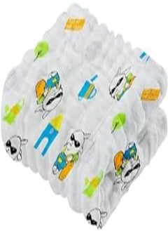 MARGOUN MARGOUN Baby Muslin Washcloths Soft Face Cloths for Newborn 30 * 30 cm, Absorbent Bath Face Towels, Baby Wipes, Burp Cloths or Face Towels (A12) 