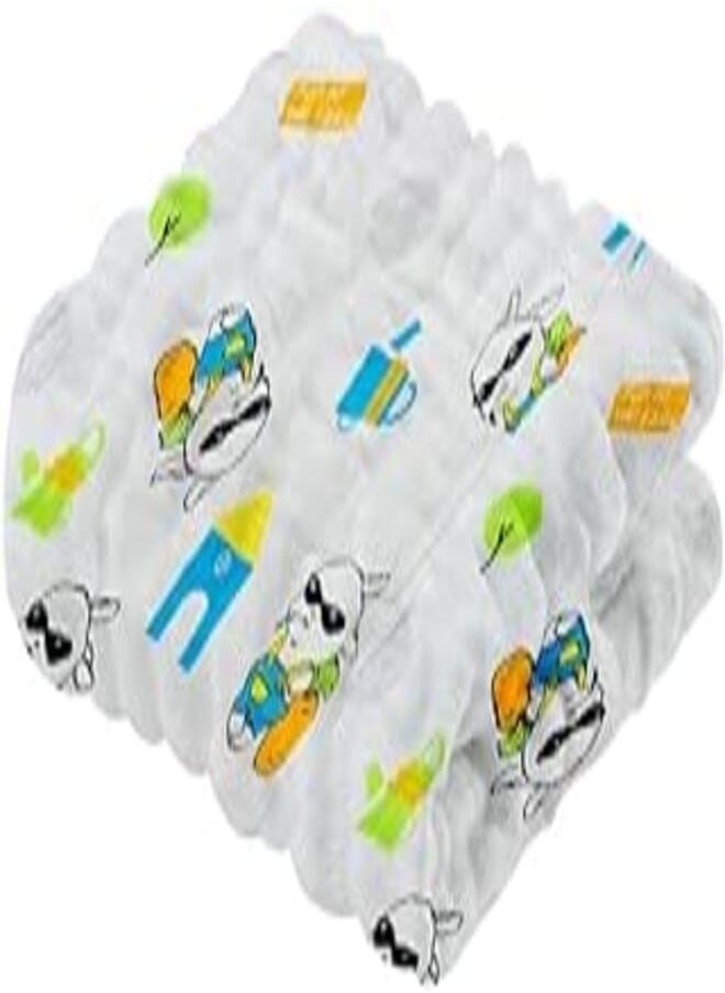 MARGOUN MARGOUN Baby Muslin Washcloths Soft Face Cloths for Newborn 30 * 30 cm, Absorbent Bath Face Towels, Baby Wipes, Burp Cloths or Face Towels (A12) 