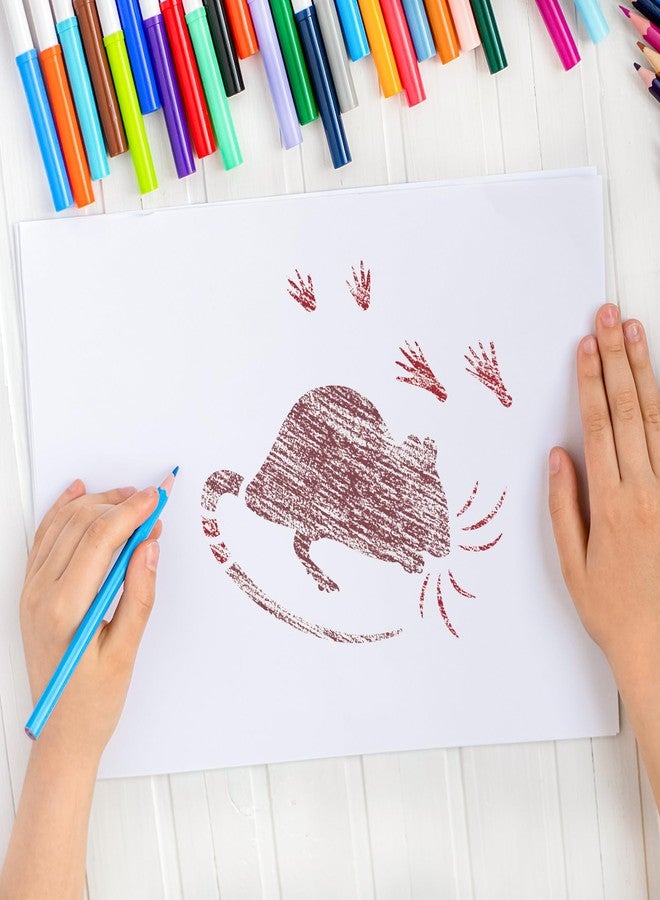 Nakleo مجموعة قوالب الرسم للأطفال من ناكليو، 8 قطع، مقاس 6x6 بوصة، رسومات حيوانات أليفة، قوالب رسم إبداعية للأطفال، بلاستيكية وقابلة لإعادة الاستخدام، ديكورات يدوية، فنون وحرف يدوية، ورق، جدار، خشب، قماش - Image 3