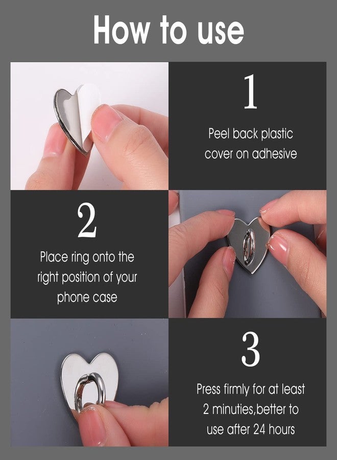 Grevosea 12-Piece Phone Charm Hooks - Metal Finger Grip Loops for DIY Phone Cases, Tablets & More - Image 4