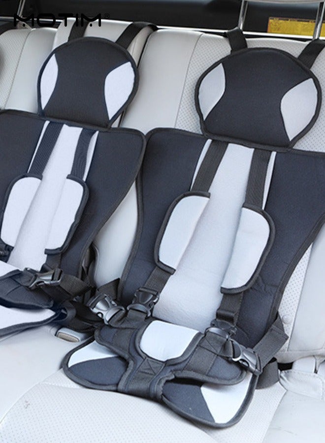 موتيم مقعد سيارة للأطفال، مقعد أمان للأطفال مع حزام قابل للتعديل، عالي الجودة وقابل للتنفس، مقعد معزز لحماية الأطفال من عمر 0 إلى 4 سنوات - Image 3