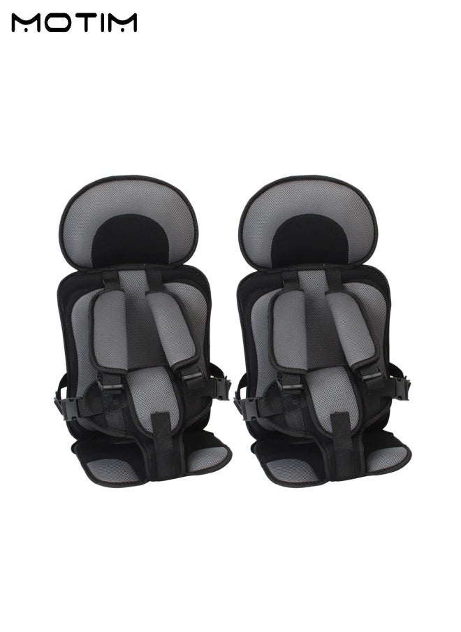 Motim 2 Pack Baby Car Seat, Car Child Safety Seat with Adjustable Belt, High-quality Skin-friendly, Breathable, Car Seat Booster Seat for Car Protection  for Kids 0-5 Years Olds  - Image 1