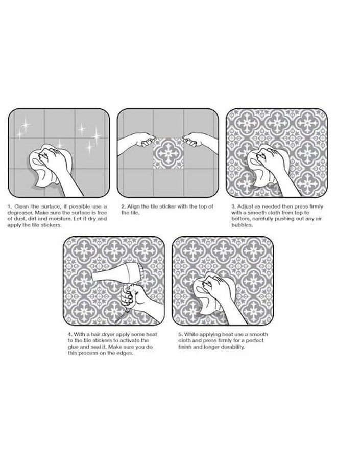 Jacklove 6-Pack Ocean World Wall Stickers - 12” Removable 3D Art Decals for Kids' Bedrooms and Bathrooms - Peel and Stick Vinyl Decor for Home Furniture and Playroom Enhancement - Image 4