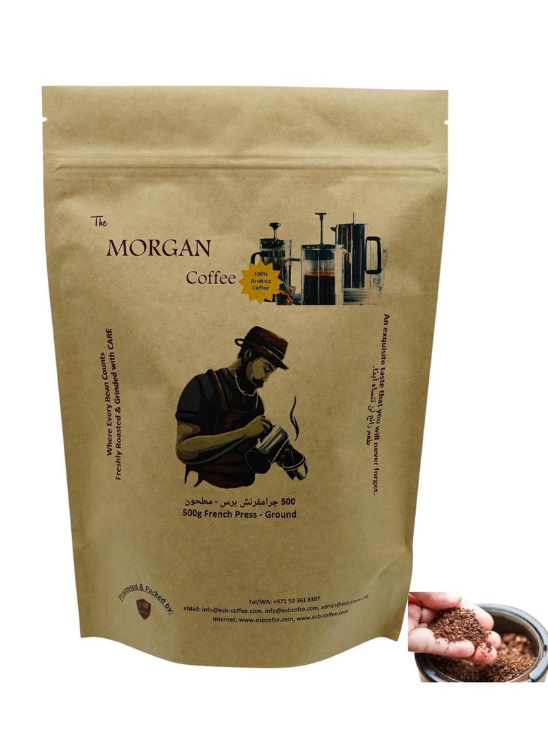 esb coffee 'The Morgan Coffee" French Press Coffee (Ground) - Image 1