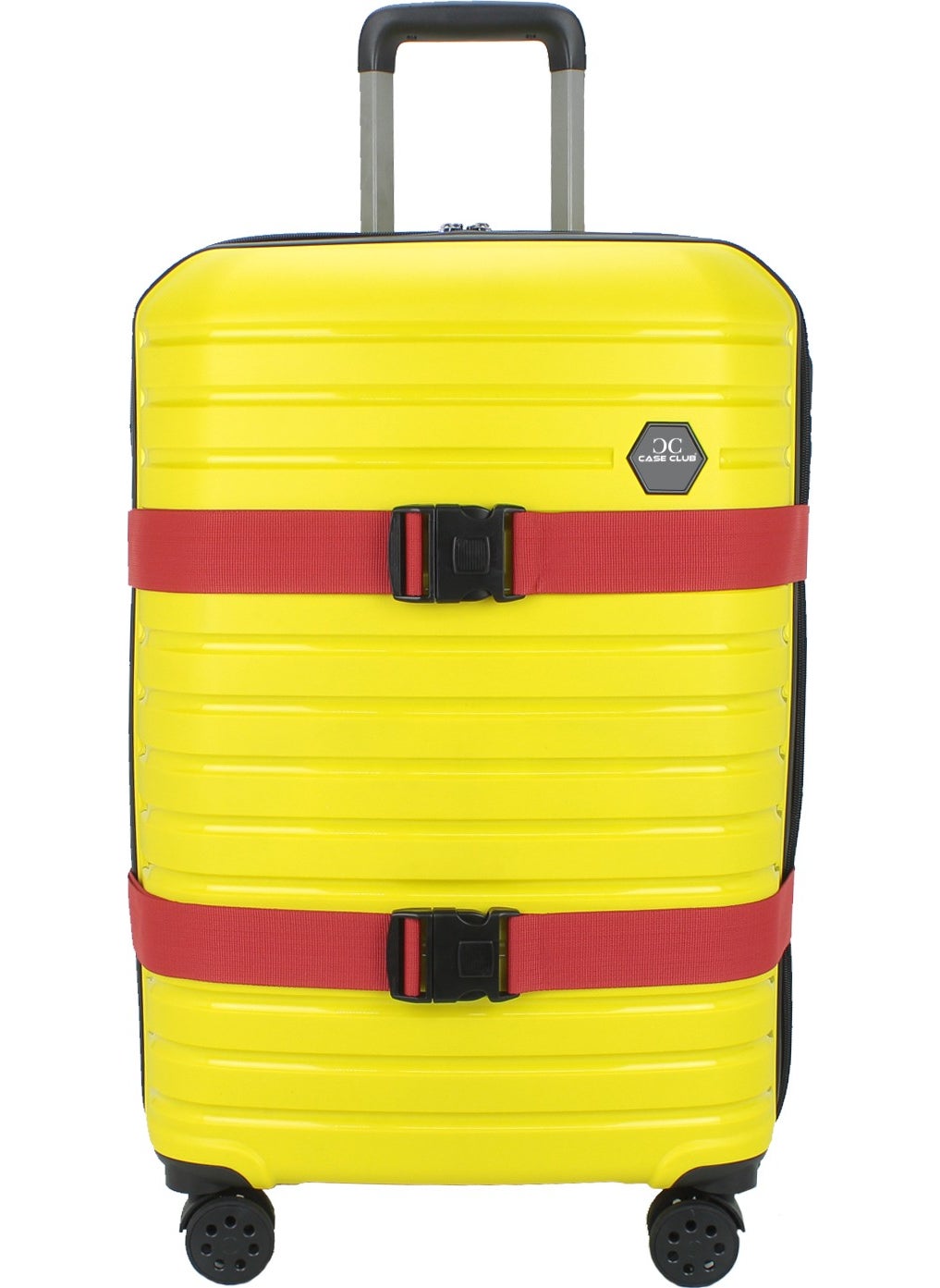 Case Club - 2 Pieces Suitcase Luggage Belt Open Close Safety Locked - Image 1