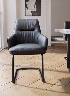 Neo Front Neo FRONT Mesh Desk Chair No Wheels, Comfy Office Guest Chair with Arms, Ideal for Conference Rooms, Bedrooms, Dorms, Perfect for Students, Teachers, and Visitors, Suitable for Carpeted Floors S2031-N7-01-black  - Image 3