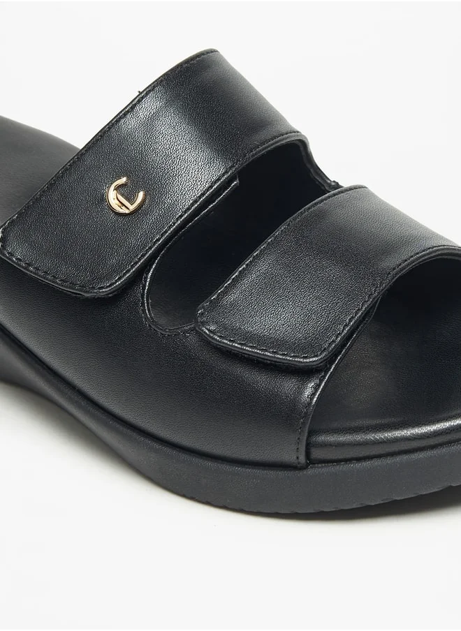 لو كونفورت Women's Printed Slip-On Sandals