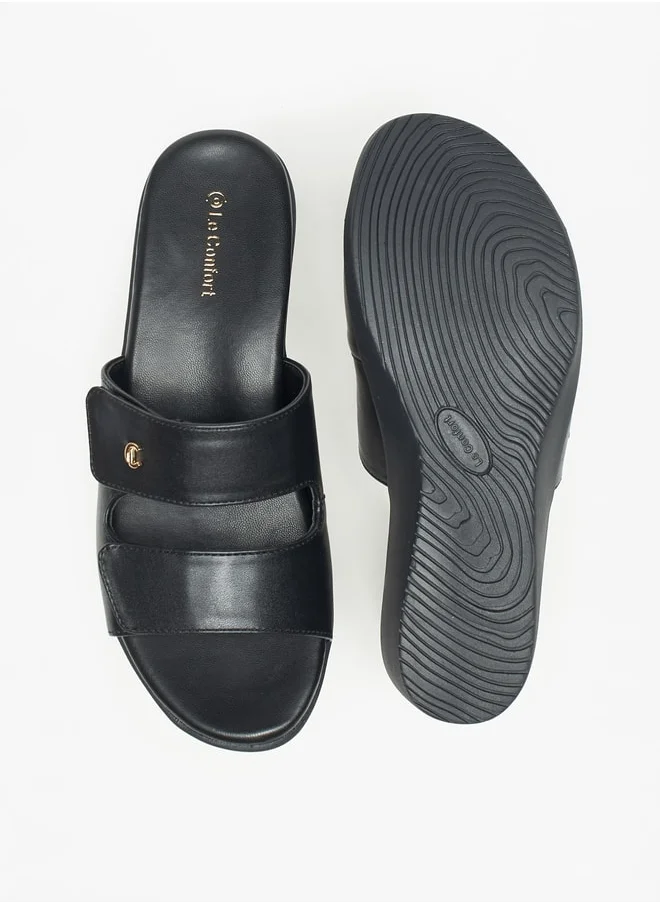 لو كونفورت Women's Printed Slip-On Sandals