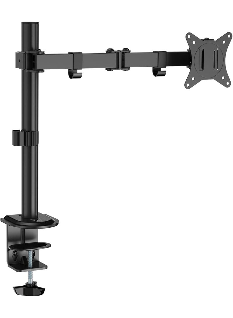 ستارجولد حامل شاشة قابل للتعديل لشاشات من ١٣ إلى ٣٢ بوصة، متوافق مع معايير VESA ١٠٠×١٠٠، إمالة +٤٥ درجة إلى -٩٠ درجة، دوران ١٨٠ درجة، حامل مكتبي متين (أقصى حمولة ١٠ كجم/٢٢ رطلاً) - Image 1