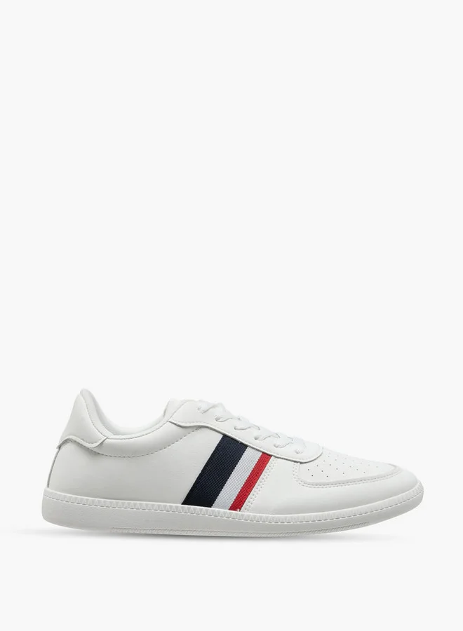 LBL by Shoexpress Panelled Lace-Up Sneakers