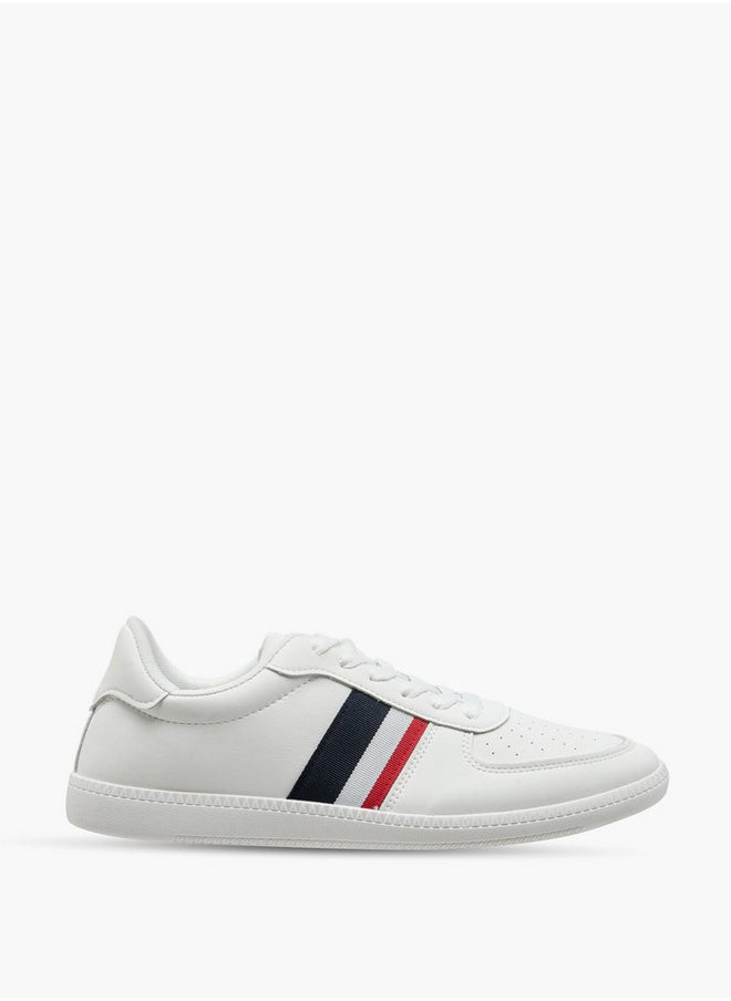 LBL by Shoexpress Panelled Lace-Up Sneakers  - Image 3