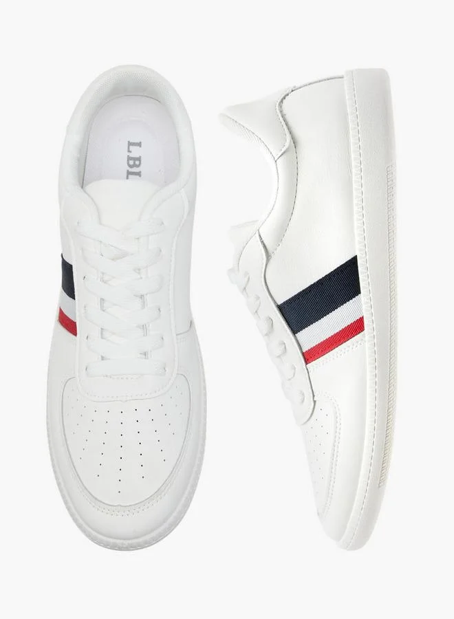 LBL by Shoexpress Panelled Lace-Up Sneakers