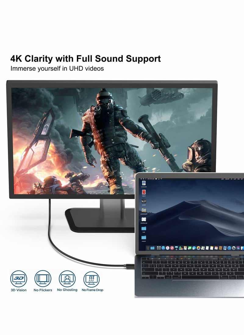 Excefore USB C to DP Cable, 4K@60Hz Type C to DP Cord 6ft  - Image 4