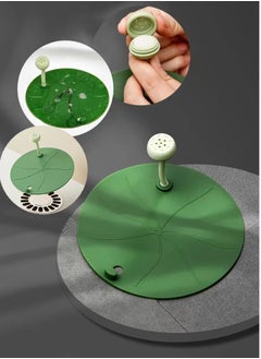 Generic 1pc  Lotus Leaf  Silicone Floor Drain Anti-Odor Mat, Gel Drain Plugs, Anti-Odor Deodorizing Cover, Kitchen Seal, Sewer Deodorization  Suitable for Kitchen, Bathroom and Laundry  - Image 1