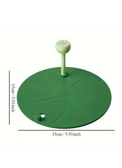 Generic 1pc  Lotus Leaf  Silicone Floor Drain Anti-Odor Mat, Gel Drain Plugs, Anti-Odor Deodorizing Cover, Kitchen Seal, Sewer Deodorization  Suitable for Kitchen, Bathroom and Laundry  - Image 4