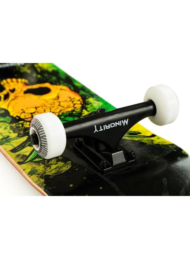 MINORITY 32inch Maple Skateboard|Trick Skateboard for Beginners, Intermediate and Pros (Pineskull) - Image 4