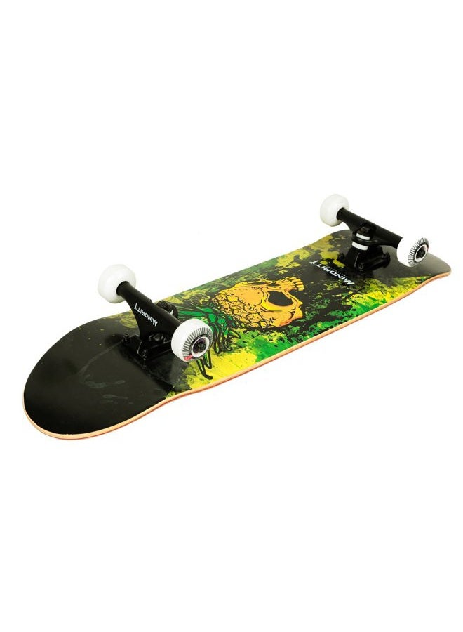 MINORITY 32inch Maple Skateboard|Trick Skateboard for Beginners, Intermediate and Pros (Pineskull) - Image 2
