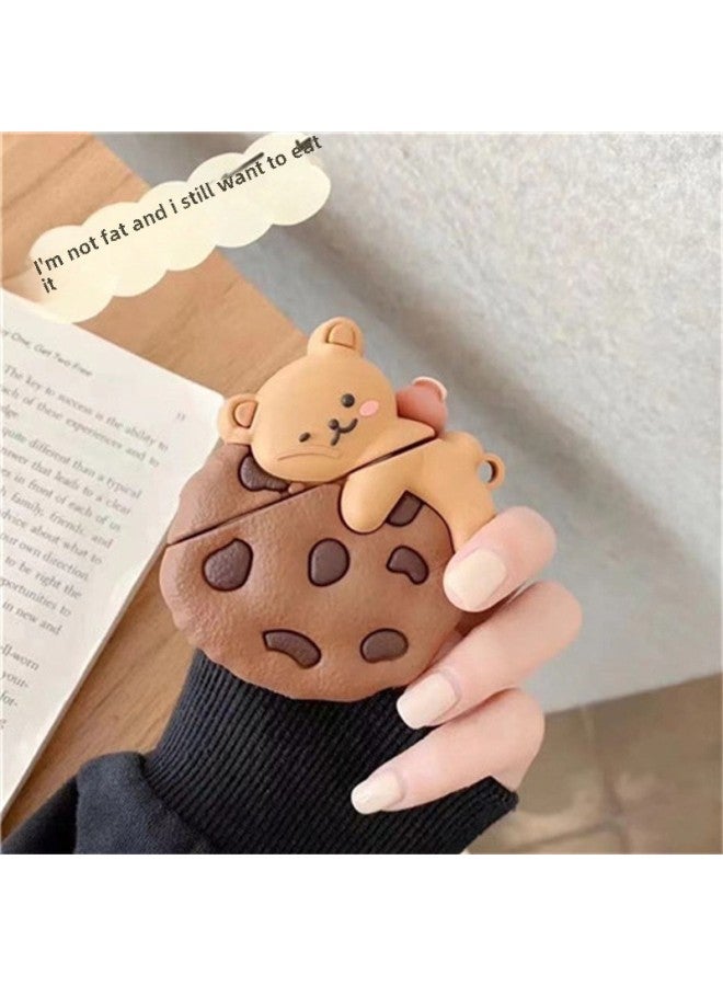 Creative Airpods Second Generation Silicone Protective Case For Apple Second Generation Wireless Bluetooth Headset Cartoon Cute Soft Case-Color:R19 (with Hook)-Applicable Model:airpods 1/2 Generation  - Image 1