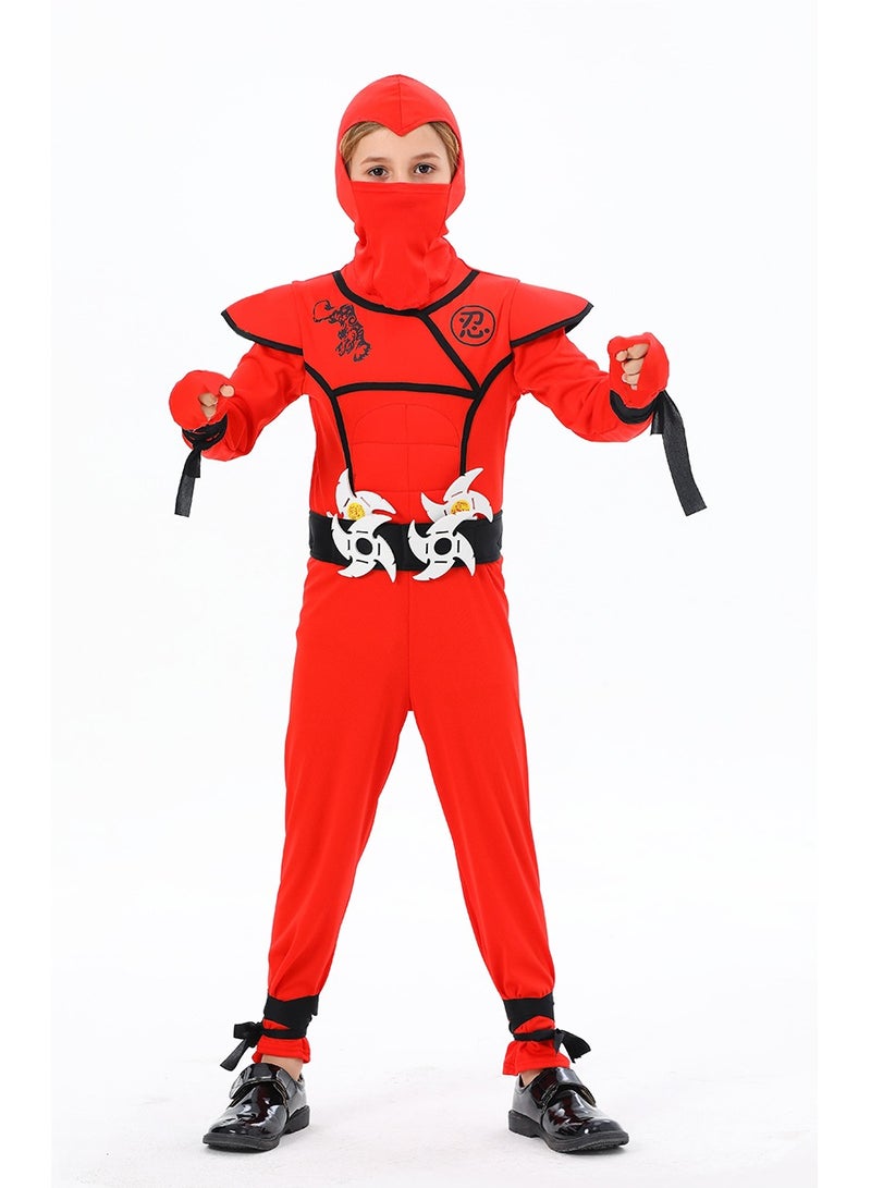 زي نينجا للأطفال، زي نينجا كوسبلاي ديلوكس لعيد الهالوين للفتيان - Image 1