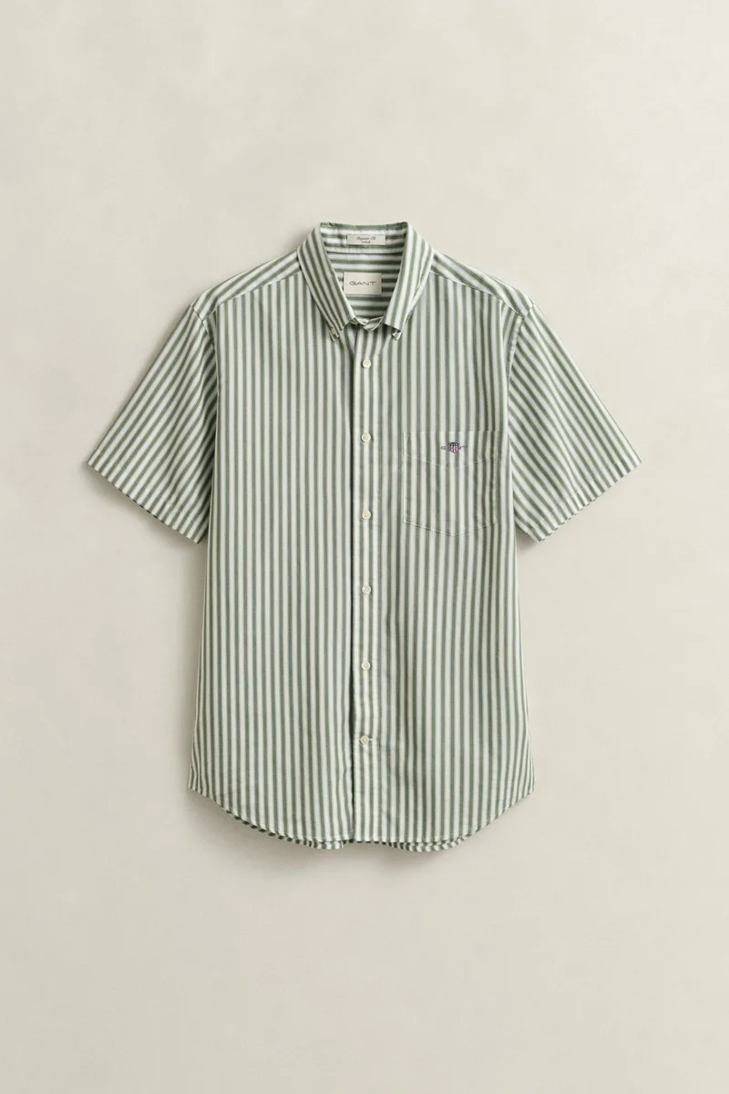GANT  Regular Classic Poplin Stripe Short SleeveShirt for Men | Best Price UAE