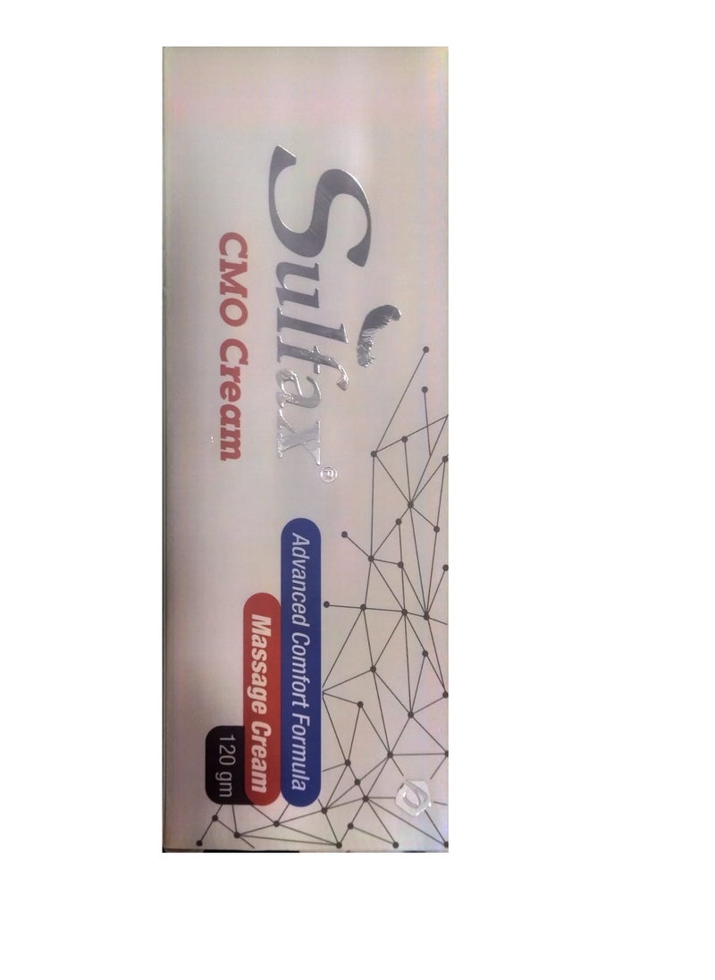 Sulfax - ADVANCE COMFORT FORMULA MASSAGE Cream 120Gm - Image 1