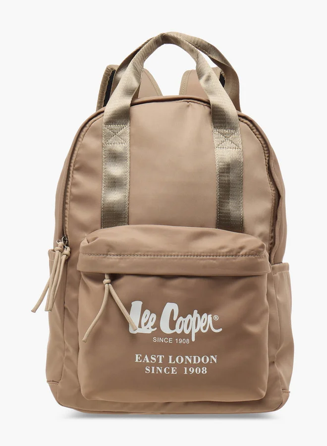 لي كوبر Solid School Backpack with Adjustable Straps and Zip Closure - 30x14x40 cm