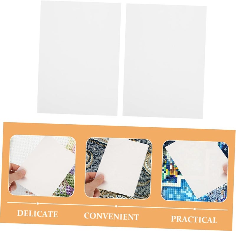 ARTIBETTER 2sets Art Supplies Diamond Drawing Anti-Stick Cover Large Release Paper Protective Film for 50sheets*2 - Image 3