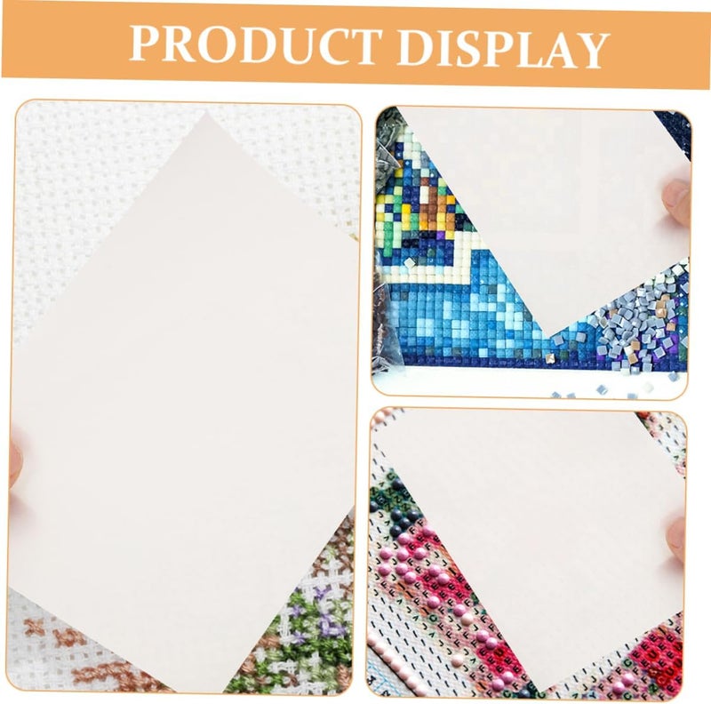 ARTIBETTER 2sets Art Supplies Diamond Drawing Anti-Stick Cover Large Release Paper Protective Film for 50sheets*2 - Image 2