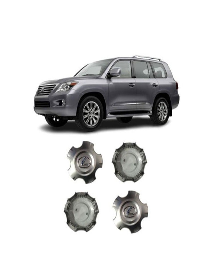 Wheel Rim Covers Compatible with  LX570 2010 Model Protective Hub Cap Set for Exterior Styling