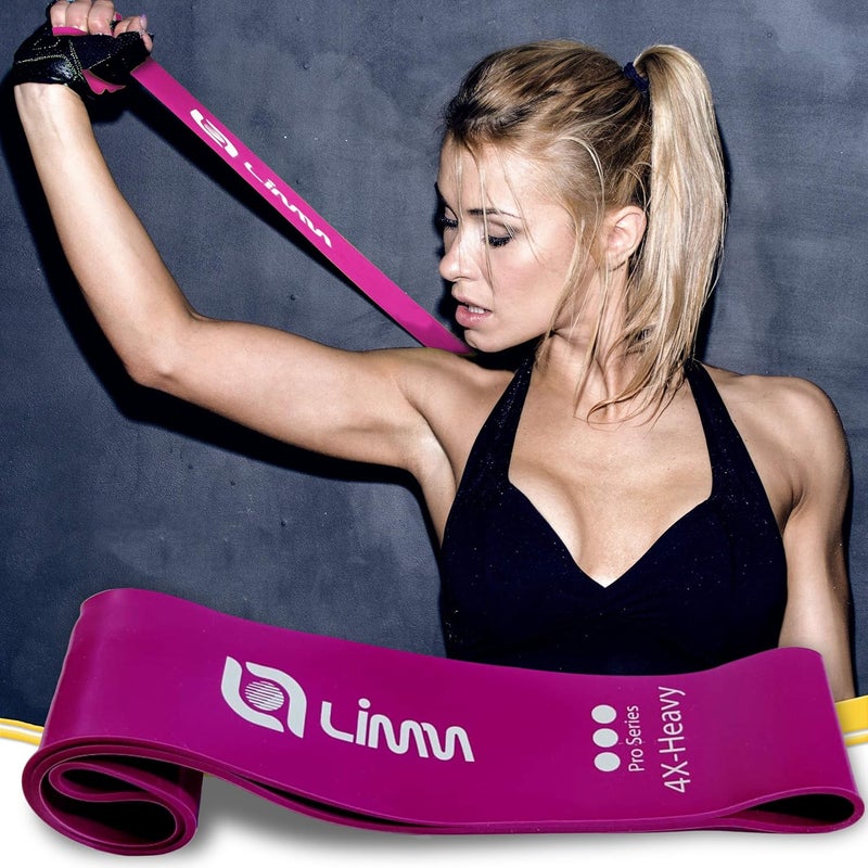 Limm Fittest Pro by Resistance Bands for Legs and Butt, Fabric Exercise Loop Bands Yoga, Pilates, Rehab, Fitness and Home Workout, Strength Bands for Booty - Image 3