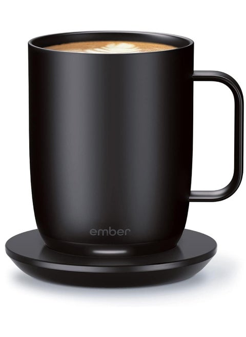 Ember Temperature Control Smart Mug 2, 10 Oz, App-Controlled Heated Coffee Mug with 80 Min Battery Life and Improved Design, Black