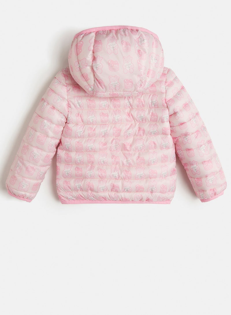 جس جاكيت مبطن بغطاء رأس للأطفال - Image 2