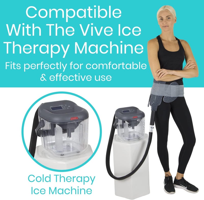 VIVE وسادات استبدال آلة العلاج بالبرودة من Vive للورك  حشوة مرنة مريحة قابلة لإعادة الاستخدام للعلاج بالثلج  نظام تخفيف الألم  جهاز قابل للتعديل للورك  ملحق لتقليل التورم  وسادات فقط - Image 2