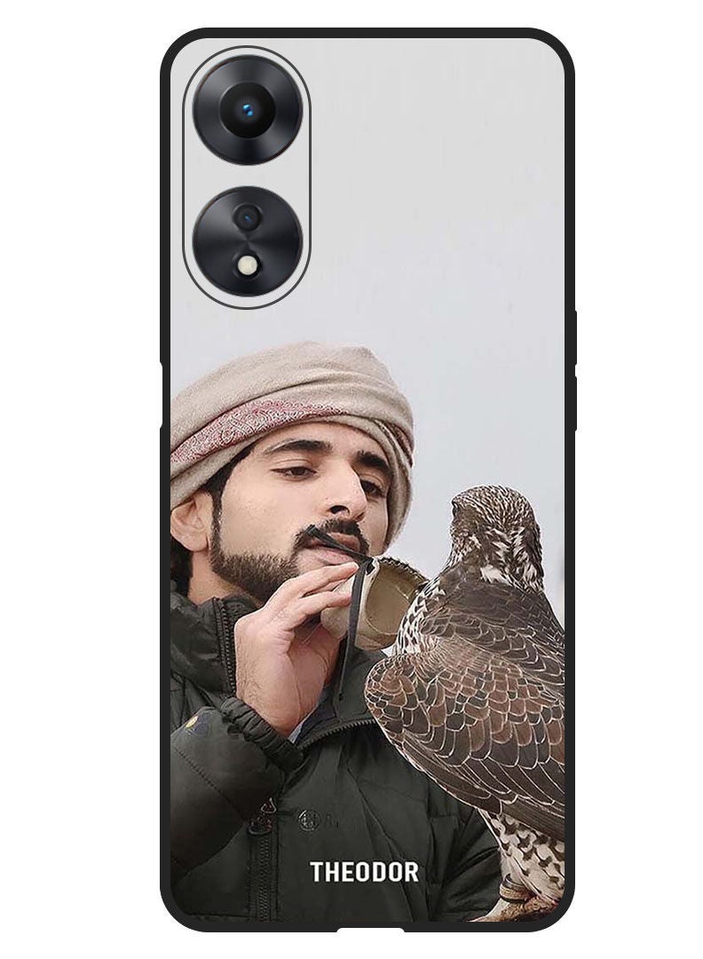 Theodor Protective Case Anti Scratch Shock Proof Bumper Cover For Oppo A98 Sheikh Hamdan Loving His Eagle - Image 1