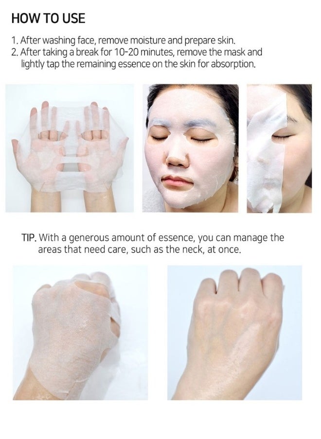 Lebelage - Fruit Avocado Essence Mask (Pack of 10 Individual Masks), Skin Care Made in Korea - Image 1