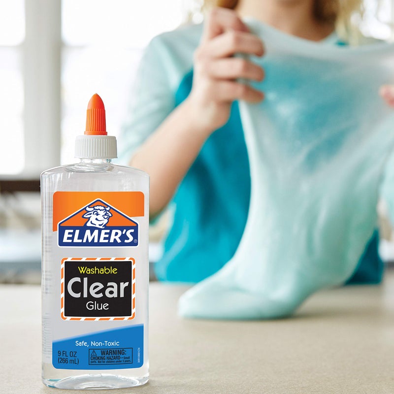 Elmer's Liquid School Glue, Clear, Washable, Pack of 3 - Image 4