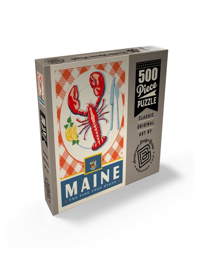 MyPuzzle.com MyPuzzle Maine: The Pine Tree State - Premium 500 Piece Jigsaw Puzzle for Adults - Image 2