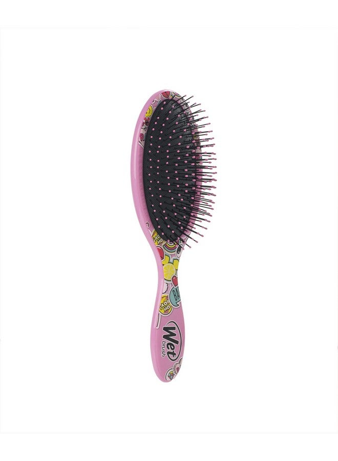 Wet Brush Disney Original Detangler Hair Brush Peace Love Pink Comb For Women Men And Kids Wet Or Dry Removes Knots And Tangles Natural Straight Thick And Curly Hair - Image 3
