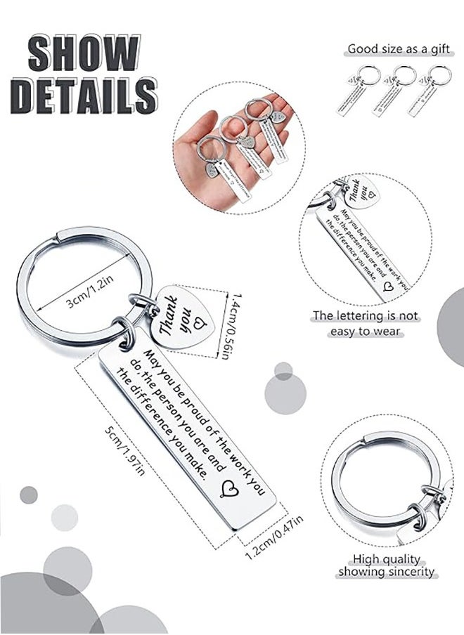 Generic 6 Pcs Key Chain,Keyring,Key Tags,Thank You Gifts  - Image 3