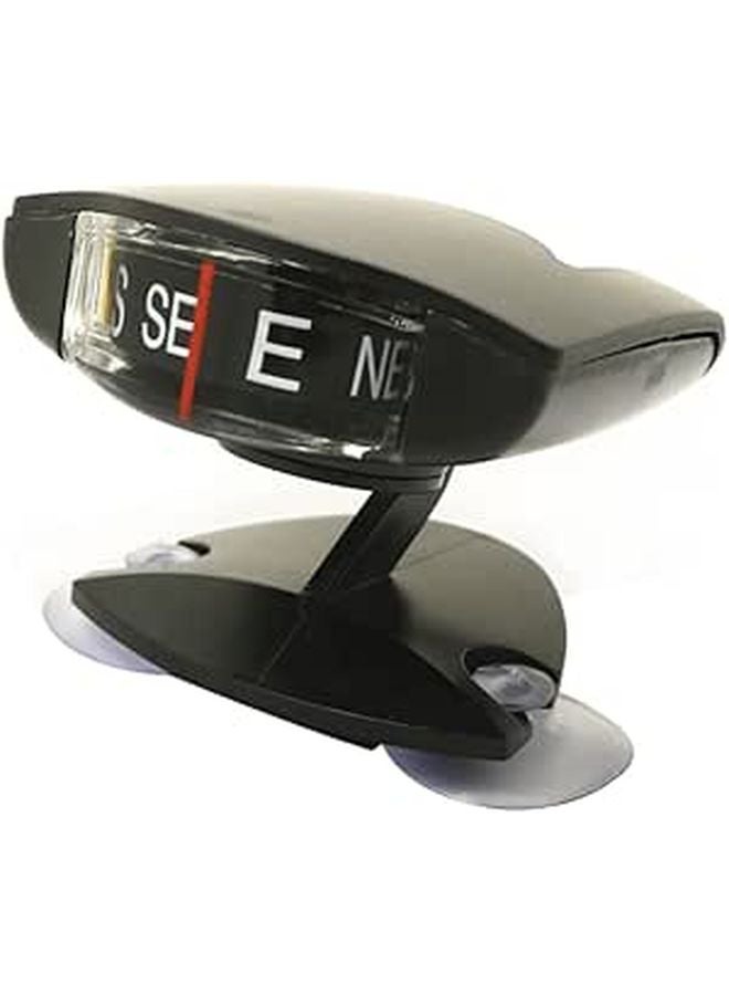 Compact Car Compass Ball with Suction Cup and Adhesive Base for Dashboard Navigation - Image 1
